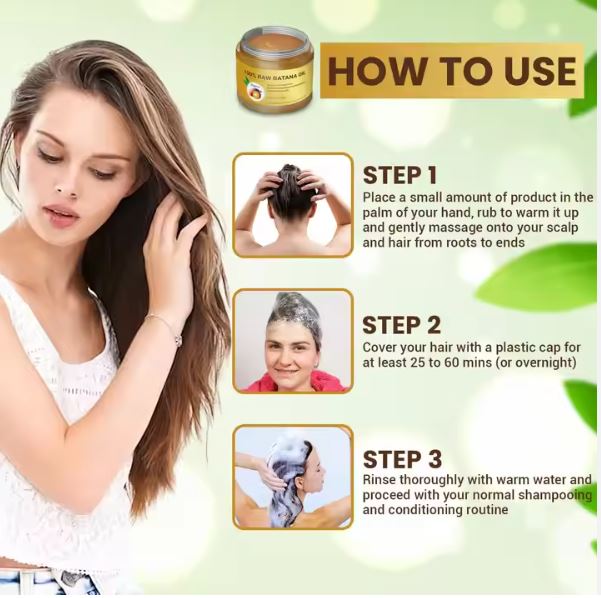 Organic Raw Batana Oil Hair Growth Raw Batana Butter