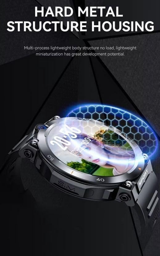 2025 4G 5G Smart Watch H10 WiFi GPS Dual Camera Video Call NFC