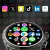 Q85 4G Android Smartwatch – Rotatable Camera, GPS, AMOLED Screen