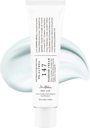 Dr.Althea 147 Barrier Cream | Daily Skin Barrier Repair Care | Deep Hydrating with Hyaluronic Acid & Ceramides | Korean Vegan Skincare for All Skin Types | 1.7 Fl Oz