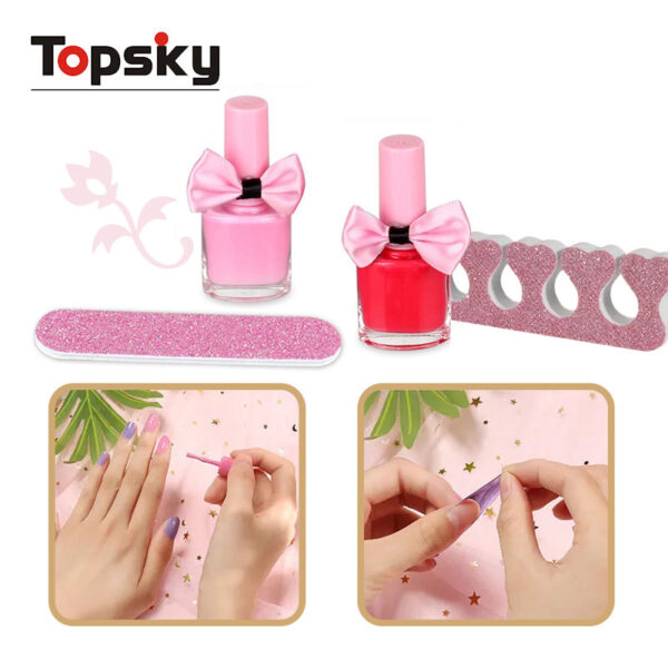 Safe and Healthy Children's Beautiful Makeup Set Girls' Play House Cosmetic Toys Imitate Adults Daub on Face Fun Makeup