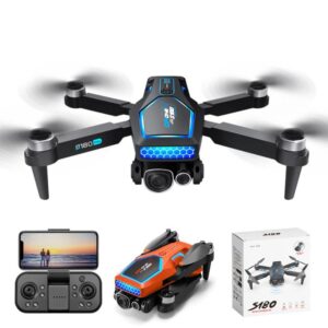 2025 S180 Brushless Motor Drone with Optical Flow Obstacle Avoidance 4K HD Remote Control Camera for Aerial Photography