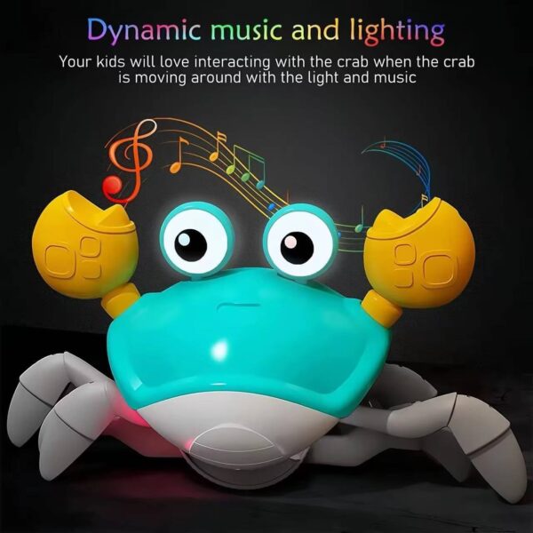 Hot Sale Rechargeable Electric Crab Dog Cat Toy Eco-Friendly Crawling Escape Pet Interactive Movement Toy Made of Plastic