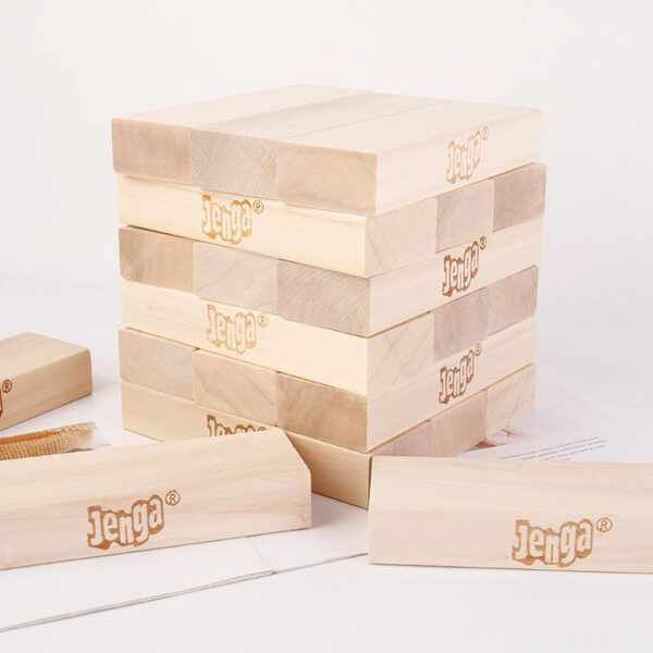 Top Selling Board Game Wooden Tumbling Block Stacking Tower Toy for Kids