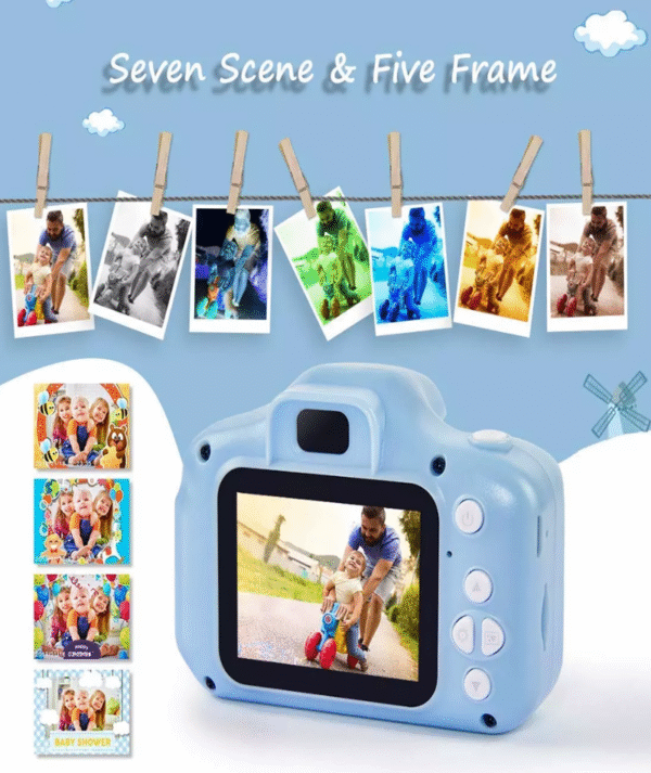X2 Child Camera Rechargeable Photo Camera Mini Child Camera 2 Inch Hd Screen Child Birthday Gift