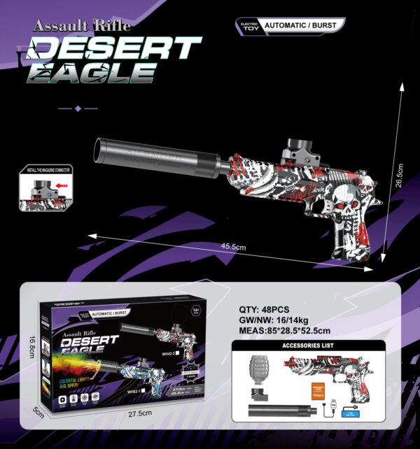 Juguetes Desert Eagle M1911 Electric Gun Blaster Pistola De Hidroel Blaster Gun