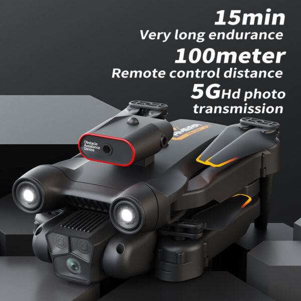 UAV Drone Quadcopter With 8K HD Brushless Motor Obstacle Avoidance Drone Camera Beginner Drones  with 2 rechargeable batteries