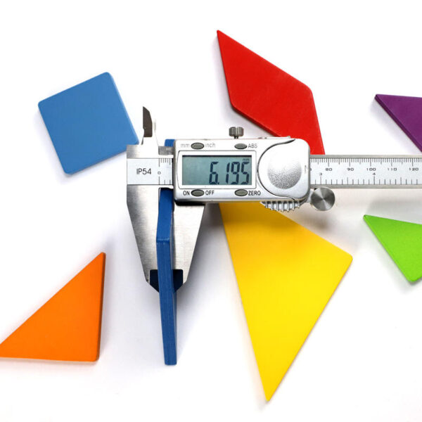 Wooden Geometric Shapes Logic Tangram Puzzles Kids Color Cognition Toy Intelligence Block Brain Training Game