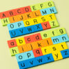 Early Educational Children Learning English Letter Matching Game Wooden Spelling Words Toy