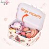 Simulated Afternoon Tea Set Miniature Dessert Food Cake Portable Gift Box Early Educational Playhouse Series Toy for Kids