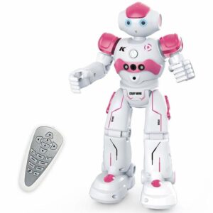 SJY-R2 Blue Smart Remote Control Robot Intelligent Programmable Gesture Sensing Dance Toys Auto Display Educational RC Robot