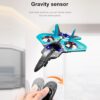 Flugzeuge 2.4G Fighter V17 Aero Jet Plane EPP Foam Model Toy Air Flying Glider Remote Control RC Stunt Airplanes Aircraft
