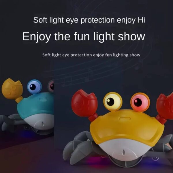 Hot Sale Rechargeable Electric Crab Dog Cat Toy Eco-Friendly Crawling Escape Pet Interactive Movement Toy Made of Plastic