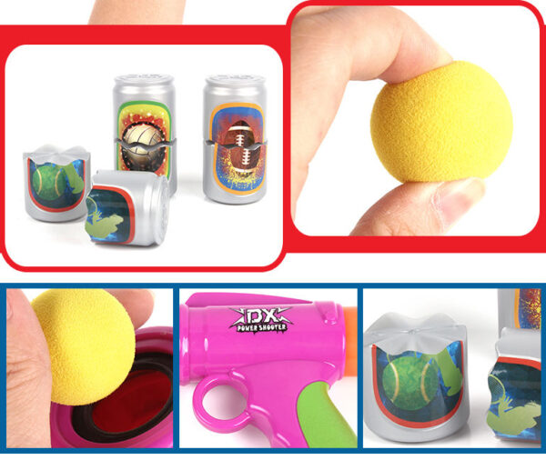 New Design Best Power Shooter Safety Kids Toy EVA Soft Ball Toy Gun for Children Gifts