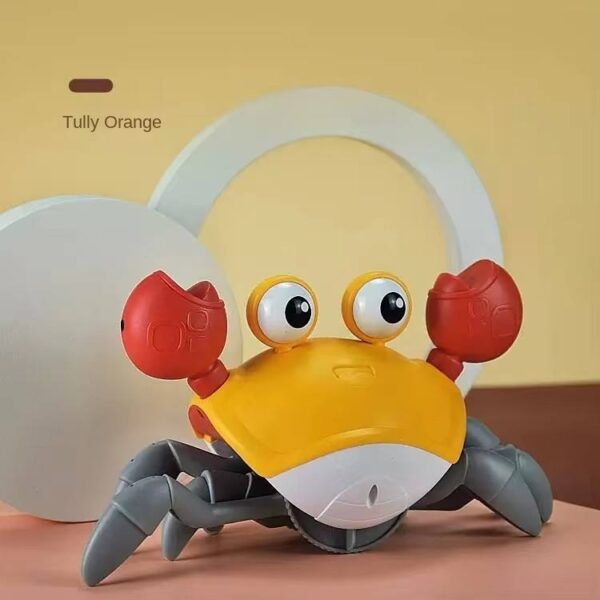 Hot Sale Rechargeable Electric Crab Dog Cat Toy Eco-Friendly Crawling Escape Pet Interactive Movement Toy Made of Plastic