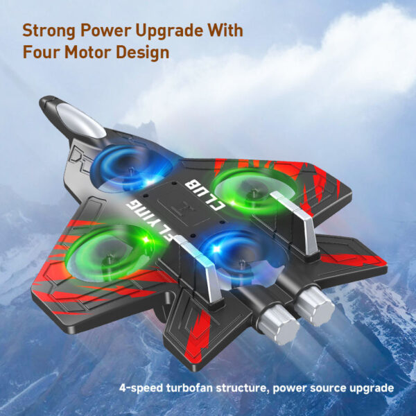 CZ01 RC Foam EPP Outdoor Game Drone Kids Toys 4K LED Lights Fixed Height Suspension Flight Remote Control Follow Me Roll Stunt