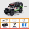 Dwi Dowellin 1/10 Scale RC Crwaler RTR 4WD LED-Lit Metal Offroad Racing Car Hobby Grade 2.4GHz Brushed Model Radio-Controlled