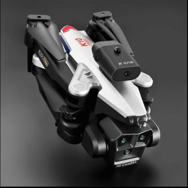K10 Max Three Cameras Obstacle Avoidance Remote Control Foldable Kids Mini Drone with 2 Battries