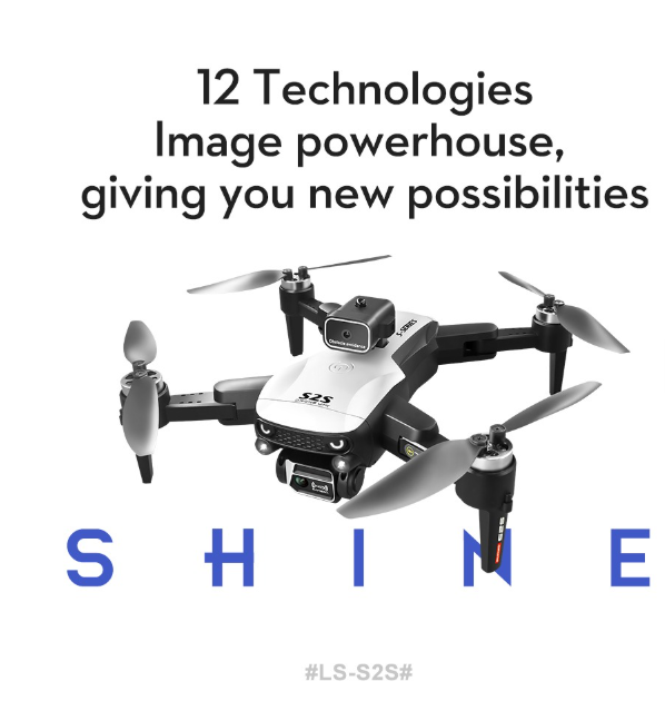 Small Beginner Drones with 4K HD Camera New City NY Drone for Aerial Photography Remote Control Hovering Drone with 3 rechargeable batteries