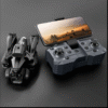 K10 Max Three Cameras Obstacle Avoidance Remote Control Foldable Kids Mini Drone with 2 Battries